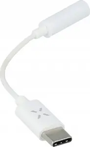 FIXED USB-C to 3.5mm Jack Fixed Adapter FIXL-CJD-WH — White, fixed cable