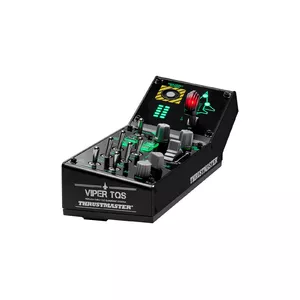 Joystick Thrustmaster VIPER Panel Black USB with engine control lever PC