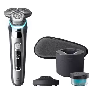 Электрическая роторная бритва Philips SHAVER Series 9000 S9975/55 для влажного и сухого бритья с технологией SkinIQ