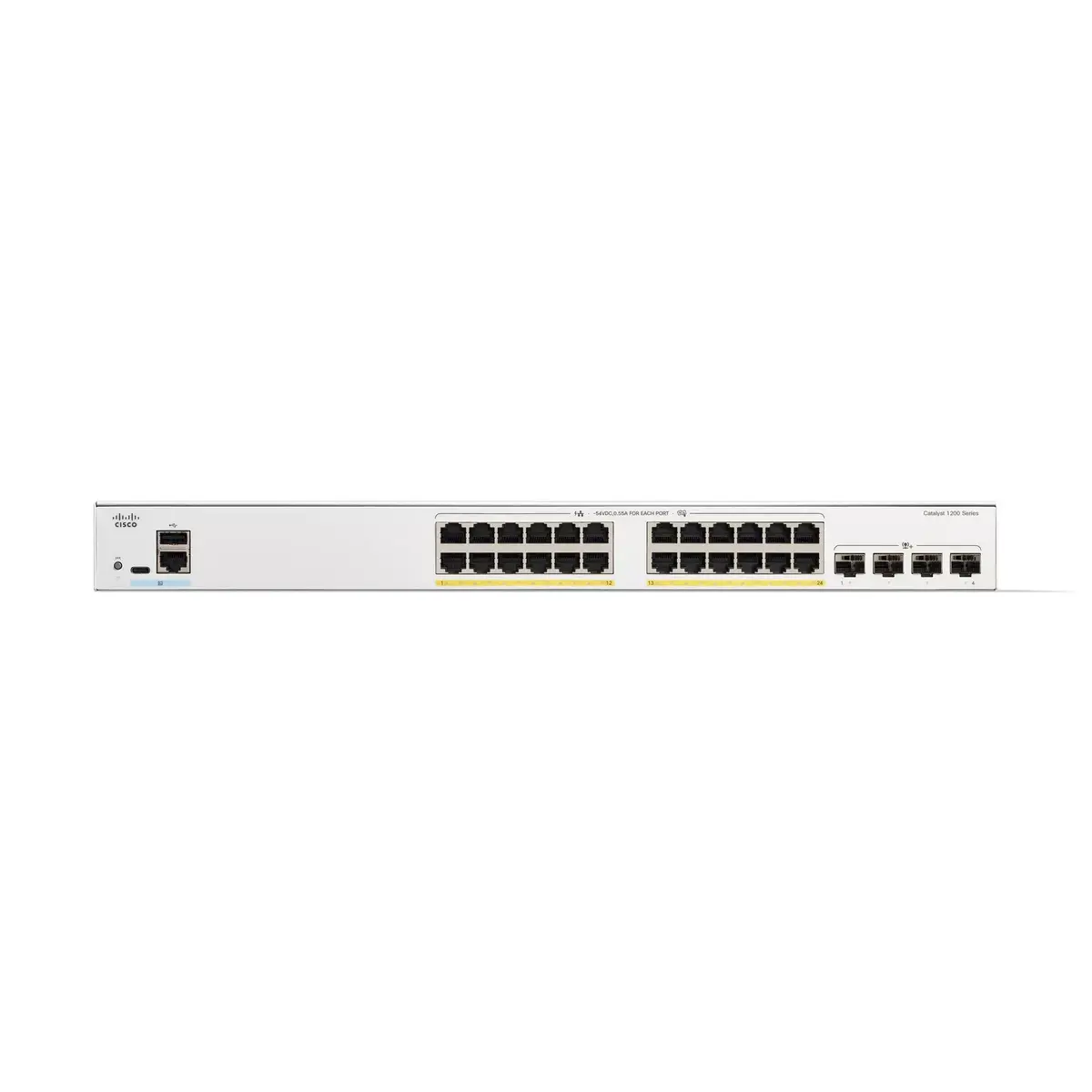 Managed Switch Cisco Catalyst 1200-24P-4X Photo 2