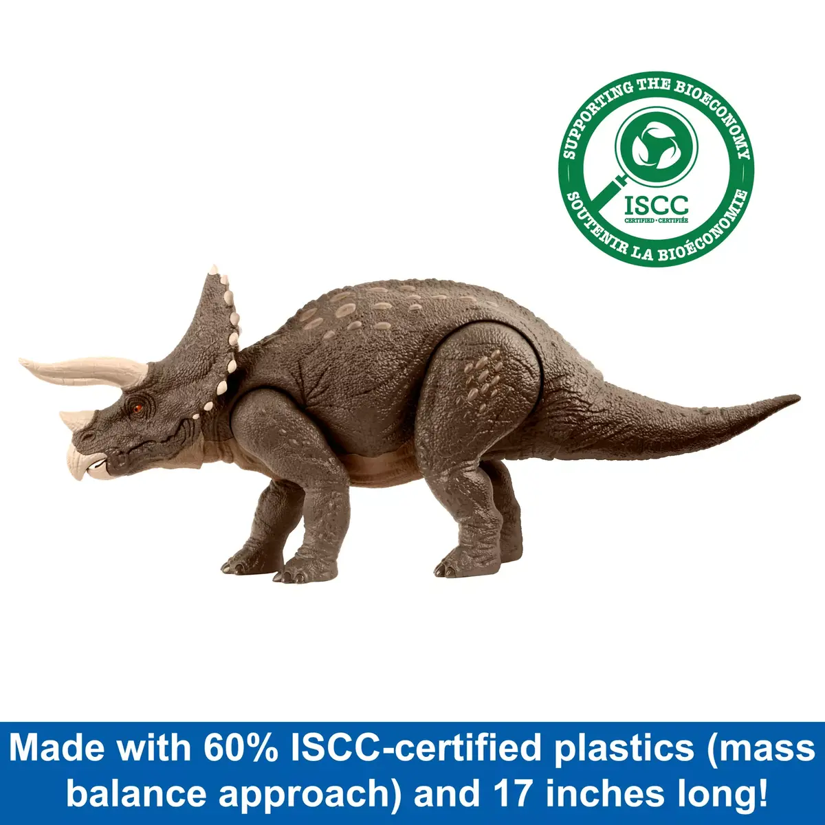 MATTEL Jurassic World Triceratops figūriņa Photo 5