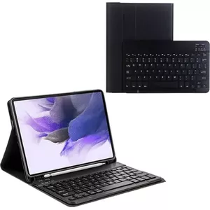 Keyboard case Strado for Samsung Galaxy Tab S7 FE / S7 Plus — Black