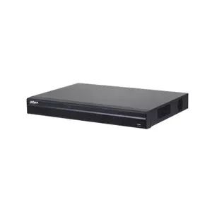 Tīkla videoreģistrators DAHUA NVR4204-P-4KS2/L — 4 kanāli, 1920×1080, SATA III, līdz 2 TB, 1U, melns