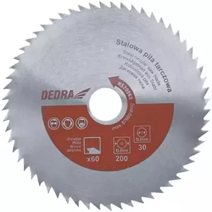 Диск пильный Dedra HS50060 — диаметр 50 см, посадочное 30 мм, для дерева, 1 шт