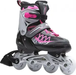 Inline skates Enero adjustable with interchangeable frame, black, size 34–37