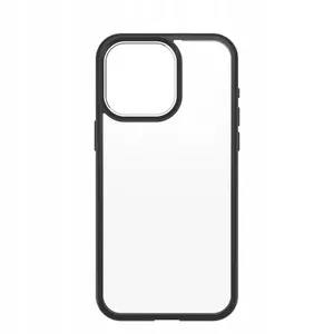 Protective phone case OtterBox for Apple iPhone 15 Pro — Black Crystal Clear
