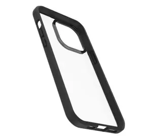 Protective phone case OtterBox for Apple iPhone 15 Pro — Black Crystal Clear