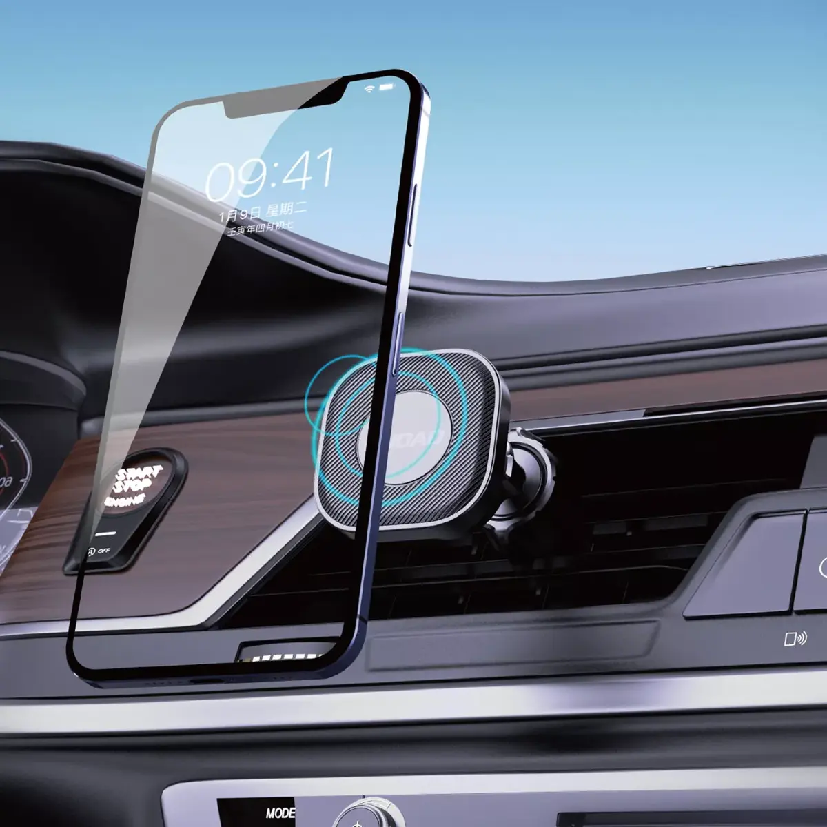 Dudao F6C+ magnetic car phone holder Photo 7