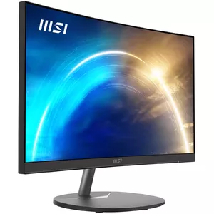 MSI Pro MP241CA 23.6 Inch Curved Monitor, 1500R, Full HD (1920 x 1080), 75Hz, VA, 4ms, FreeSync, HDMI, DiplayPort, Built-in Speakers, Anti-Glare, Anti-Flicker, Less Blue light, TÜV Certified, VESA, Kensington, Black