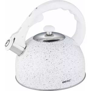 Electric kettle KingHoff KH-1407 2.6 L with whistle, marble finish