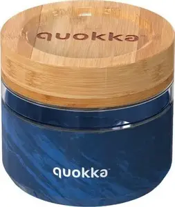 Стеклянный контейнер для пищи QUOKKA Deli Food Jar 500 мл Wood Grain – ланчбокс