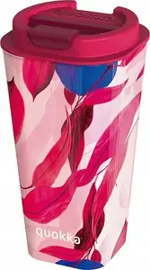 Plastmasas krūze ar divām sienām QUOKKA Vaso Cafe Doble Pared 450 ml (Satsuma)