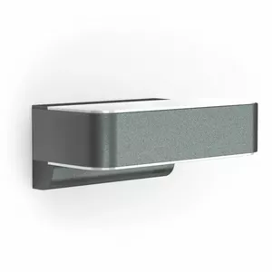 Wall light Steinel L 810 LED iHF Connect, motion and dusk sensor, 12.5W 858 lm, 3000K, aluminium, up-down light, anthracite