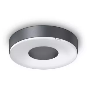 Ceiling/wall motion sensor Steinel RS 200 SC, wireless, detection 8 m, anthracite, 263×263×53 mm