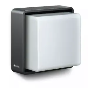 Outdoor wall light Steinel L 845 SC, LED non-changeable 9 W, anthracite, aluminium/plastic, 160°/5 m
