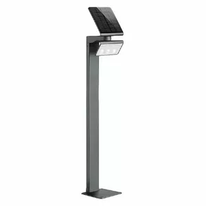 Solar wall light Steinel GL-S with motion and dusk sensor, 1.2W, 150 lm, 4000K, anthracite