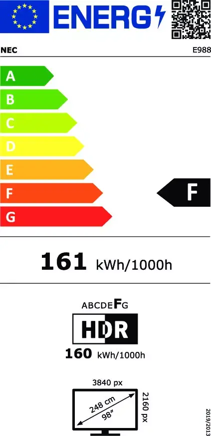Digitālā reklāmas paneļa NEC MultiSync E988 Photo 14