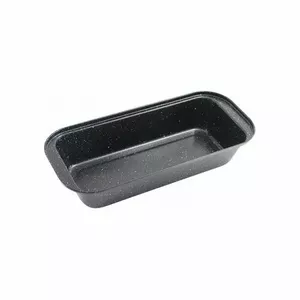 Mold, baking tray, steel, black marble, 30x13x6cm Kinghoff.