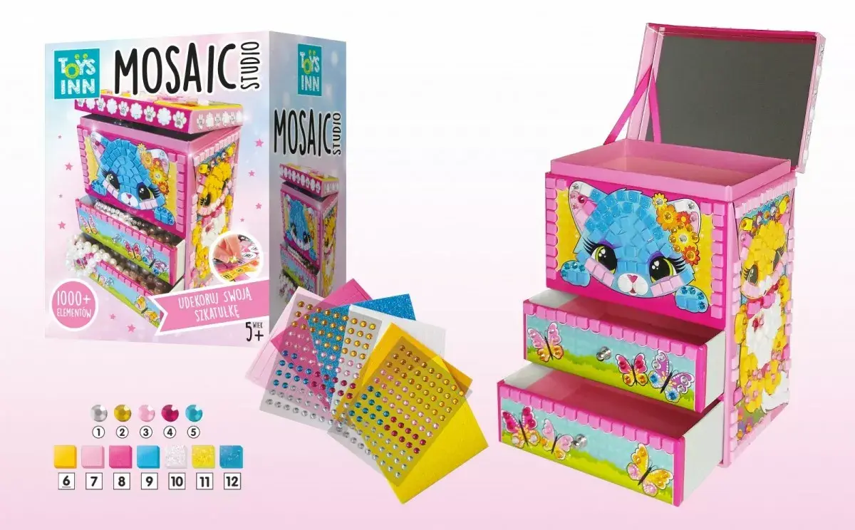 Stnux Creative set Box Mosaic Cat komplekts Photo 2