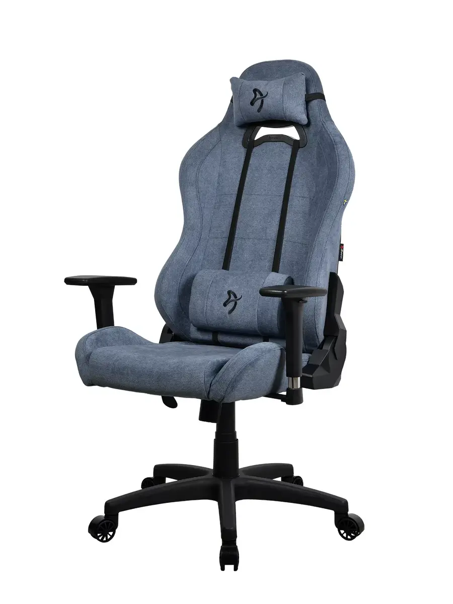 Игровое кресло Arozzi Torretta SoftFabric Blue Photo 2