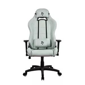 Игровое кресло Arozzi Torretta SoftFabric Pearl Green — эргономичный дизайн, мягкая тканевая обивка, регулируемые подлокотники, откидывающаяся спинка