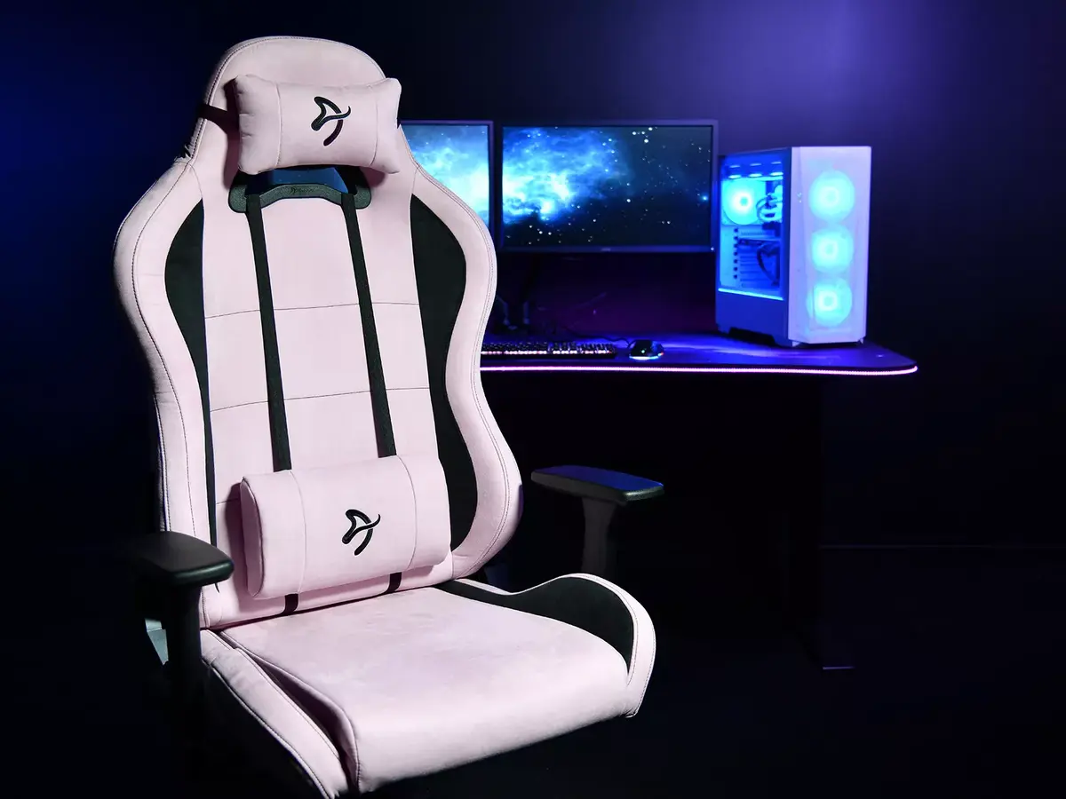 Gaming chair Arozzi Torretta SuperSoft Pink Photo 5