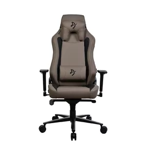 Игровое кресло Arozzi Vernazza SoftPU коричневое — эргономичный дизайн, обивка SoftPU