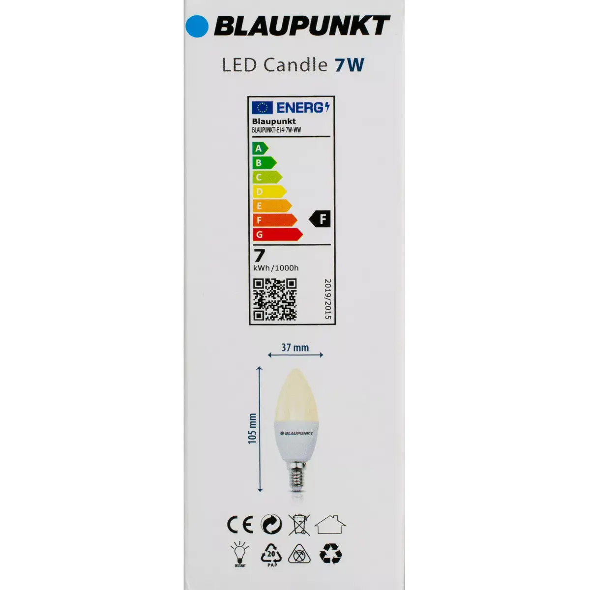 LED-лампа BLAUPUNKT BLAUPUNKT-E14-7W-WW 7 Вт 2700K Photo 3