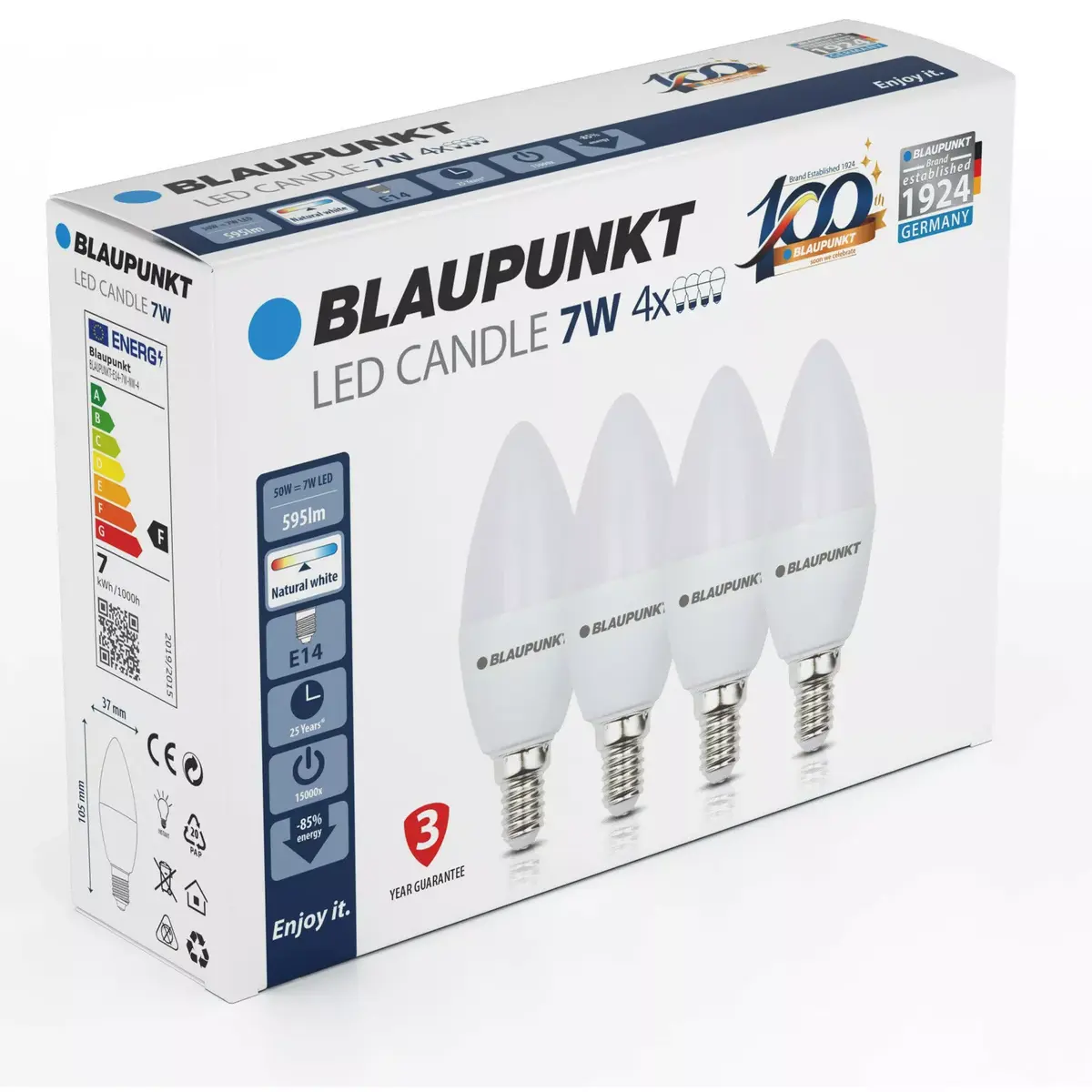 Светодиодная лампа BLAUPUNKT E14 7W 2700K Photo 2