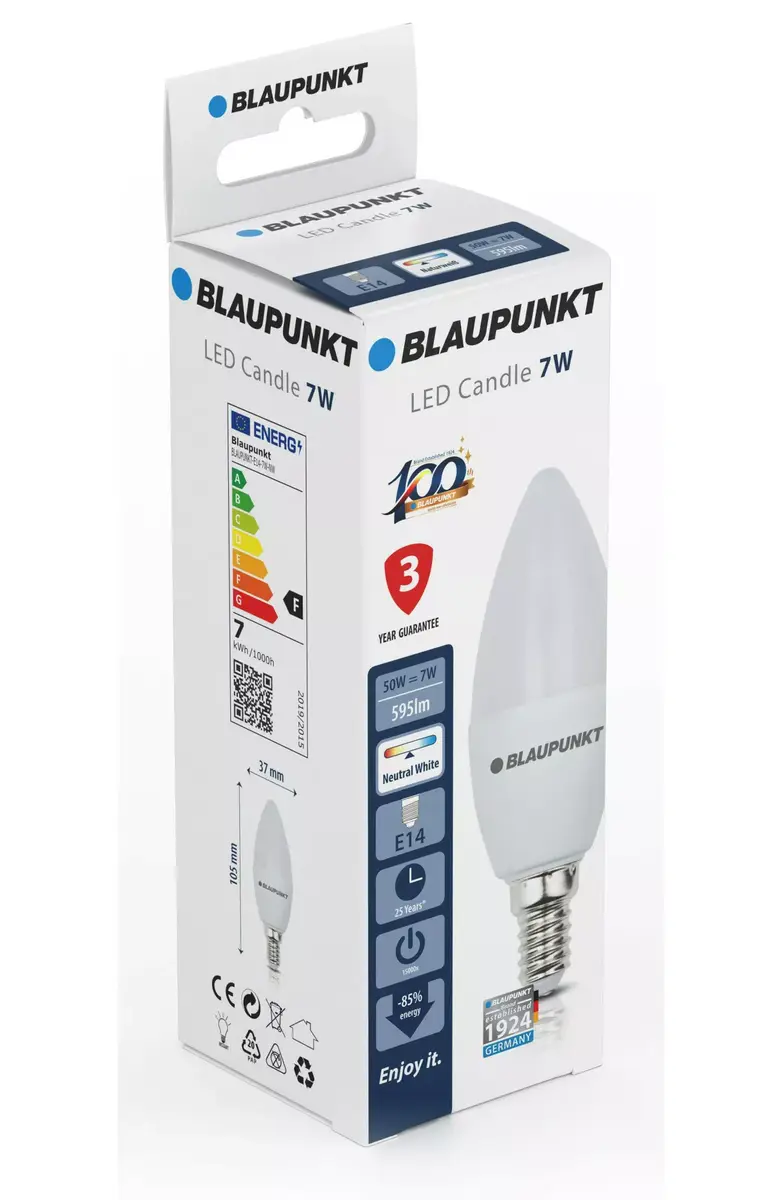 Светодиодная лампа BLAUPUNKT BLAUPUNKT-E14-7W-NW Photo 2