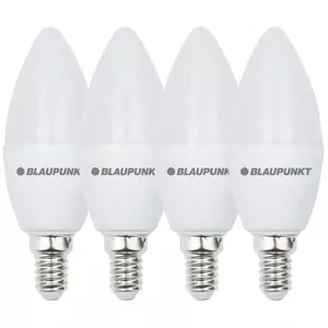 LED spuldze BLAUPUNKT BLAUPUNKT-E14-7W-NW-4 6.8W dabiskā balta, E14 pamatne, iepakojums 4 gab.