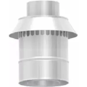 Jeremias vertical air intake 80/125 x 250 mm painted, model TWIN35B080/125