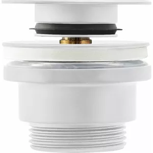 Sink siphon REA Korek click-clack Rea White REA-A2361 — universal drain mechanism for washbasin