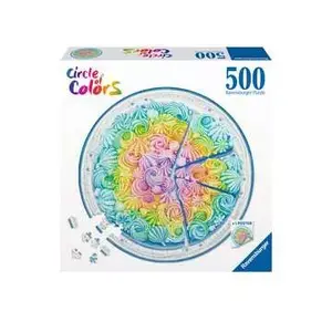 Пазл Ravensburger Rainbow Cake 500 элементов — Тема: Еда и напитки, ширина 520 мм, толщина 2 мм