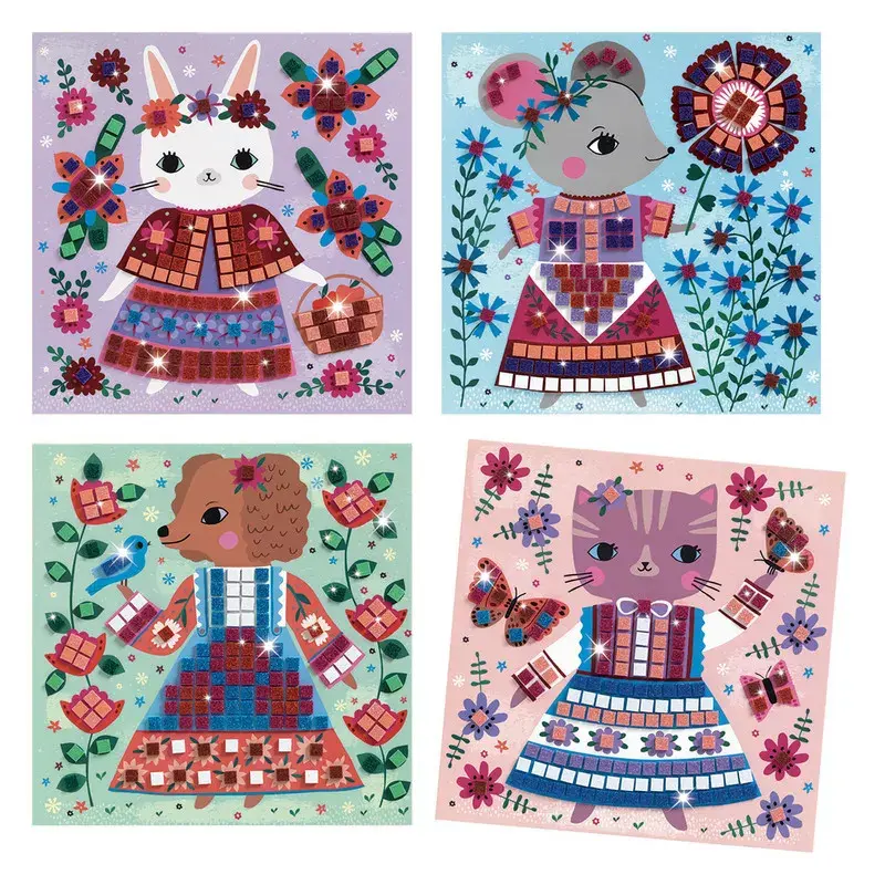 Набор для творчества Djeco Lovely Pets Mosaic Kit Photo 2