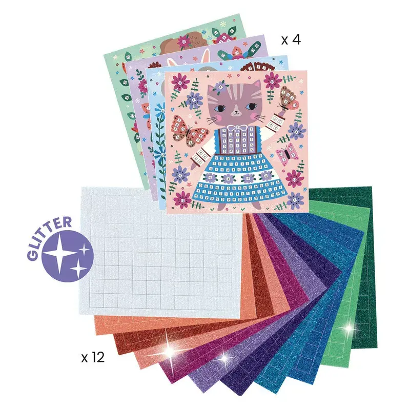Набор для творчества Djeco Lovely Pets Mosaic Kit Photo 3