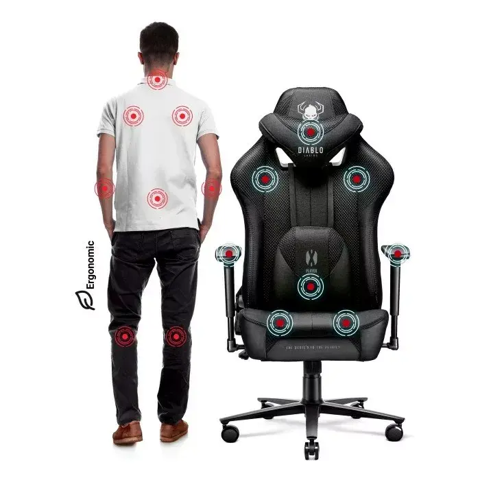 Diablo Chairs X-PLAYER 2.0 King Size spēļu krēsls Photo 7