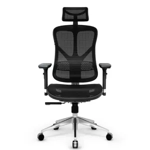 Office chair Diablo Chairs V-Basic Black — ergonomic, adjustable height and tilt