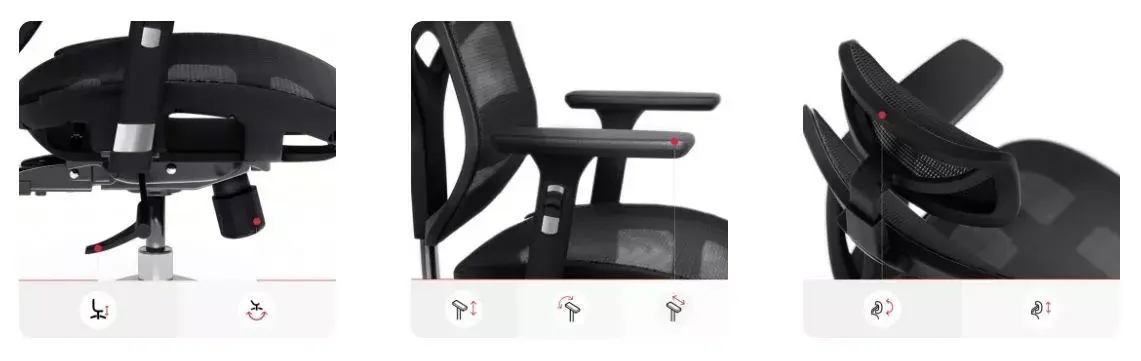 Офисное кресло Diablo Chairs V-Basic Black Photo 3
