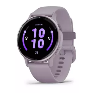 Смарт‑часы GARMIN Vivoactive 5 — круглые спортивные, AMOLED 1.2", GPS/GLONASS/Galileo, оптический ЧСС, SpO2, 5 ATM, 11 дней, фиолетовые