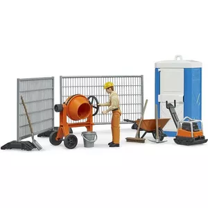BRUDER Construction Site Set 34905827 Backdrop playset for toy vehicles and figures