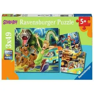 Пазл Ravensburger Scooby Doo: 3 Night Fright — 49 элементов, ширина 210 мм, возраст 5+