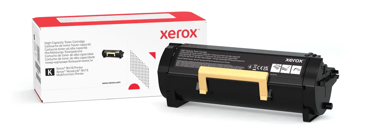 Xerox melnā tonera kasetne ar augstu