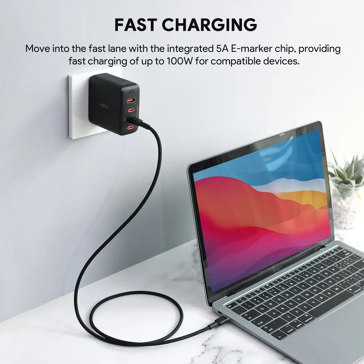 USB-C cable Aukey CB-SCC101 1 m Photo 11