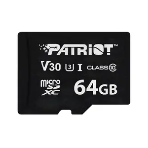MicroSDXC memory card PATRIOT VX Series 64 GB UHS-I U3 V30 Class 10 90/80 MB/s waterproof with write-protect