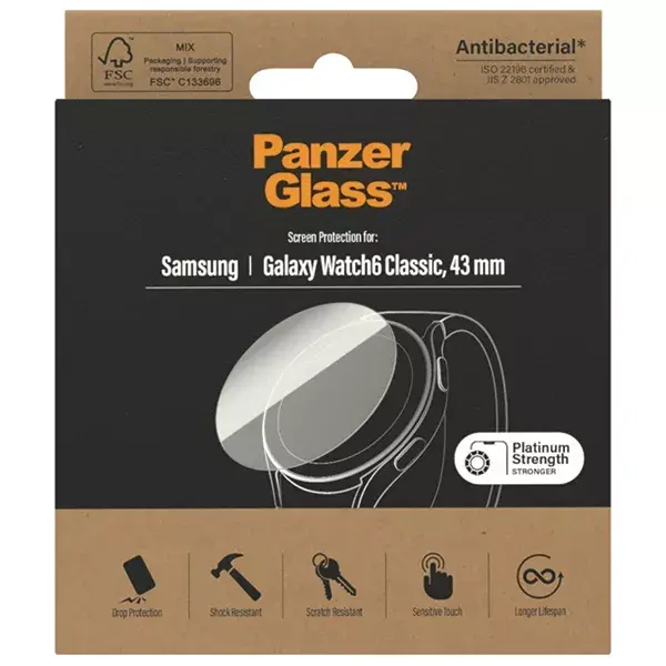 PanzerGlass защитное стекло Samsung Galaxy Watch6 43mm Photo 3