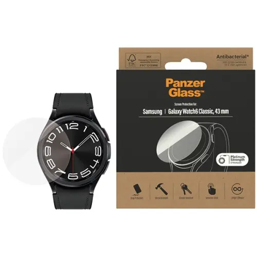 PanzerGlass aizsargstikls Samsung Galaxy Watch6 43mm