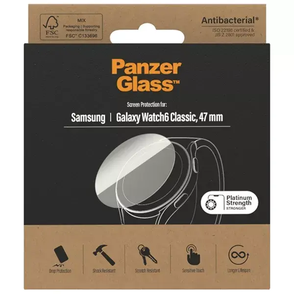 PanzerGlass защитное стекло для Galaxy Watch6 Classic 47 мм Photo 3