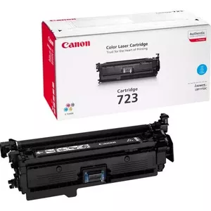 Тонер-картридж Canon 723C Cyan оригинальный, 1 шт, ресурс 8500 страниц