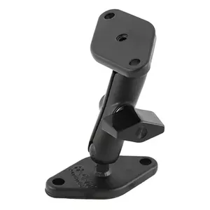 RAM Mounts Double Ball Diamond Plate Mount RAM-A-101U Aluminum Black 1.42 cm Ball Diameter